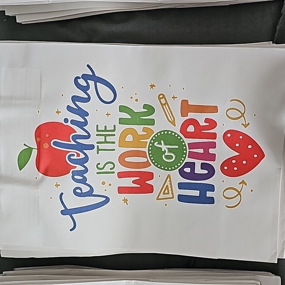 Teacher Appreciation Gift Bags Set of 6 NEW - Picture 6 of 7